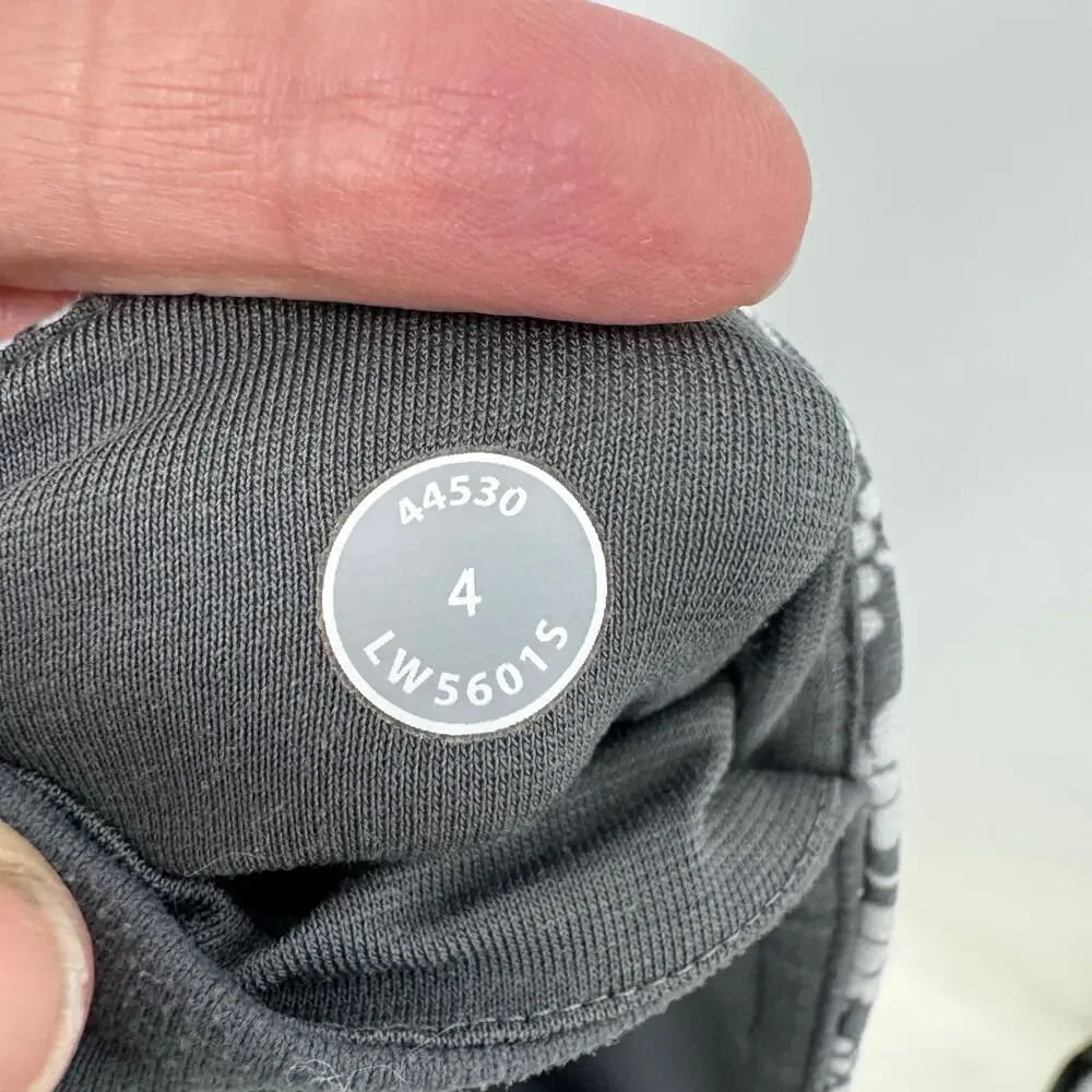 Lululemon Wunder Under Full Length Leggings 4 Twiggy Gray White Floral Nimbus - Picture 5 of 5